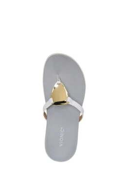 Vionic Raysa Thong White Sandals -Vionic C68458s5
