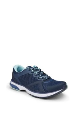 Vionic Navy Blue Tokyo Lace Up Trainers -Vionic C75363s3