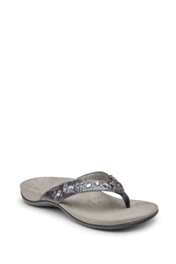 Vionic Slate Grey Lucia Thong Toe Post Sandals 9 Vionic Slate Grey Lucia Thong Toe Post Sandals -Vionic C88135s3