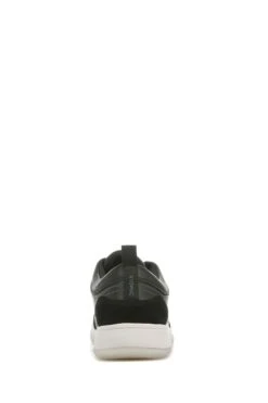 Vionic Nyla Black Tumbled Leather Lace Up Shoes -Vionic C90692s5