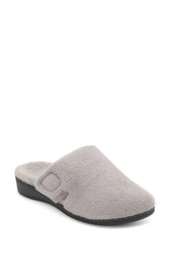 Vionic Grey Gemma Mule Slippers -Vionic C99278s3
