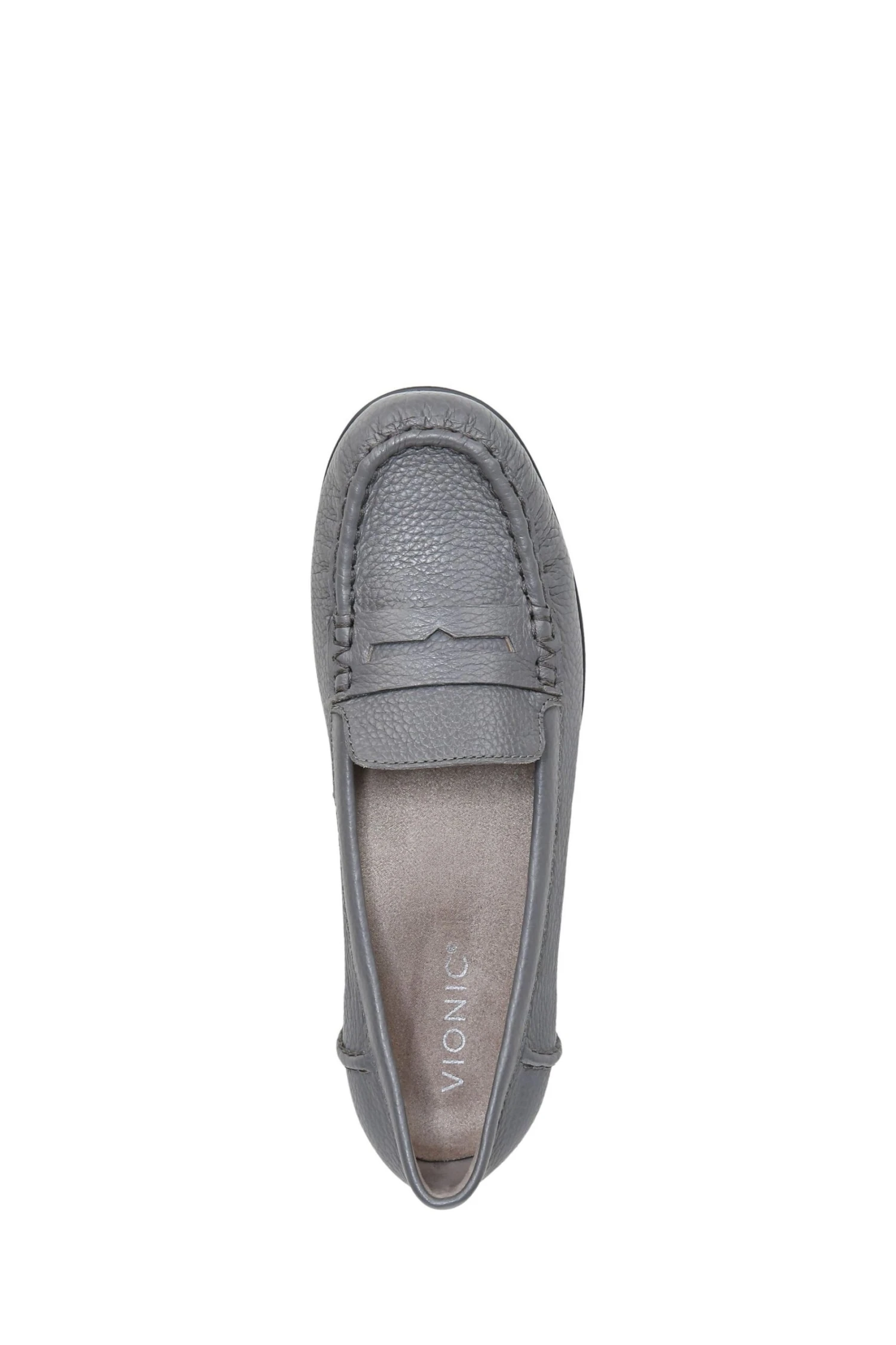 Vionic Charcoal Grey Tumbled Marcy Slip On Shoes 8 Vionic Charcoal Grey Tumbled Marcy Slip On Shoes - Image 6