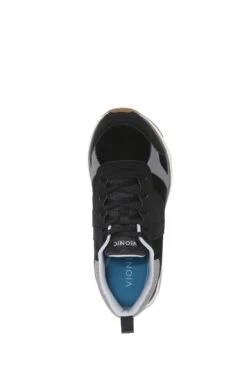 Vionic Zanny Black/Charcoal Lace Up Trainers -Vionic D01708s6