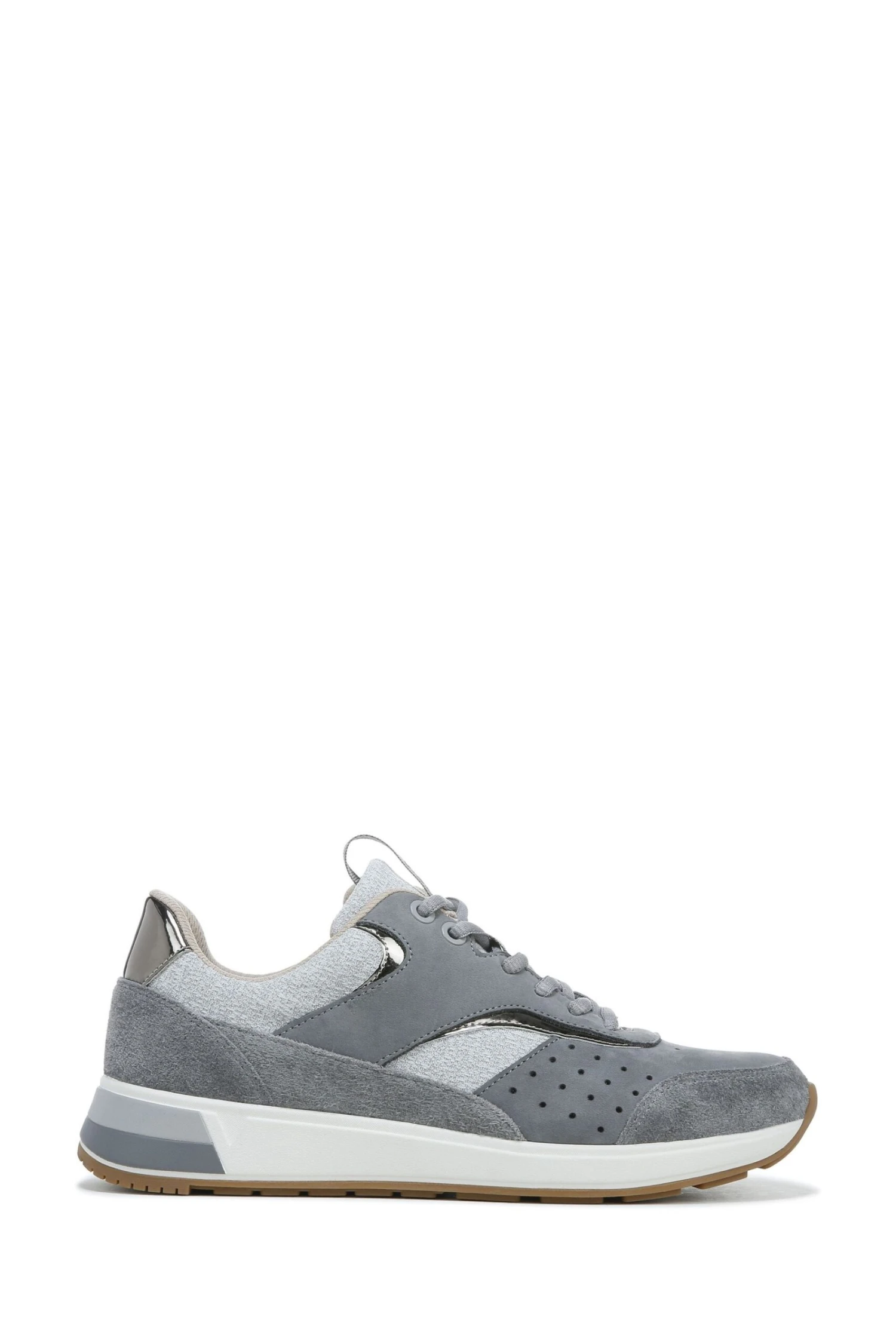 Vionic Grey Vapor/Charcoal Nubuck Nova Lace Up Trainers 3 Vionic Grey Vapor/Charcoal Nubuck Nova Lace Up Trainers