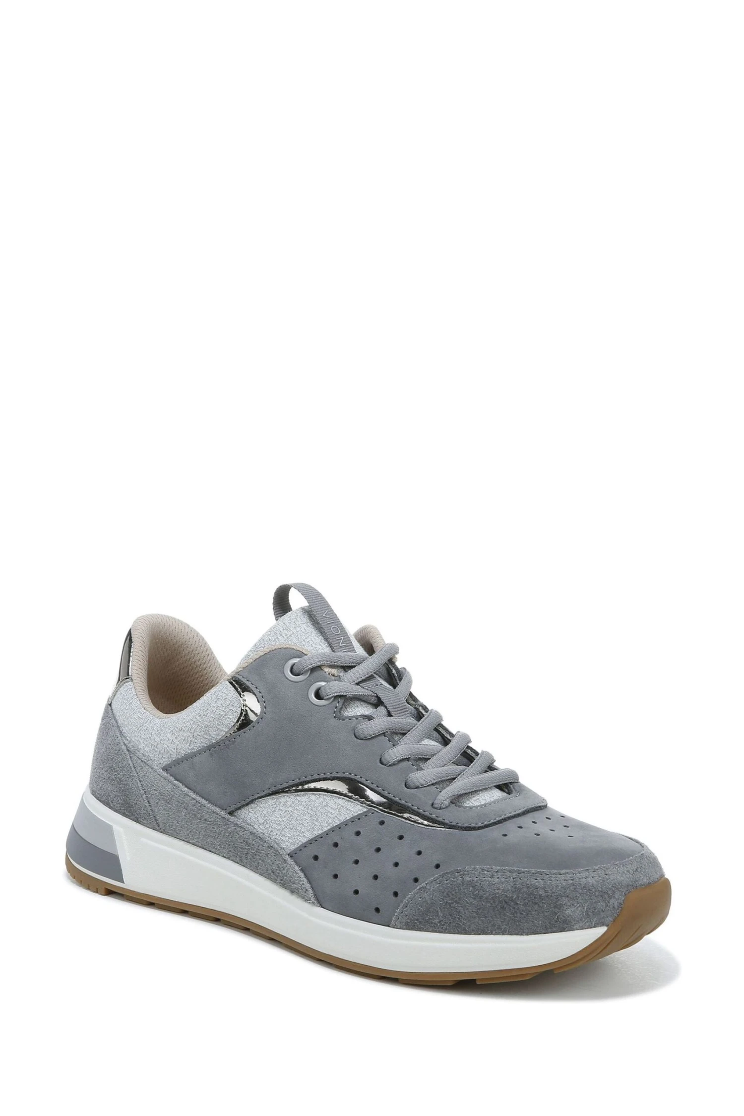 Vionic Grey Vapor/Charcoal Nubuck Nova Lace Up Trainers 7 Vionic Grey Vapor/Charcoal Nubuck Nova Lace Up Trainers - Image 5