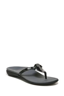 Vionic Raysa Thong Black Sandals 11 Vionic Raysa Thong Black Sandals -Vionic D01943s3