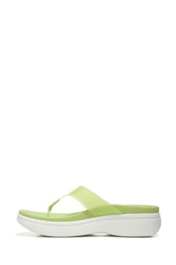 Vionic Green Luminous Thong Wedge Sandals -Vionic D01944s2