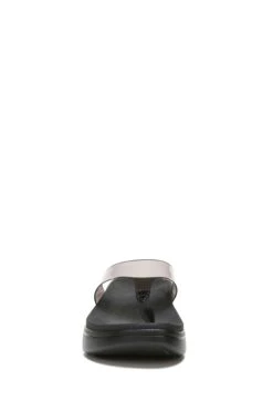 Vionic Luminous Thong Black Wedge Sandals -Vionic D01945s4