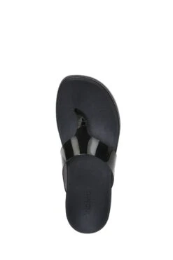 Vionic Luminous Thong Black Wedge Sandals -Vionic D01945s6