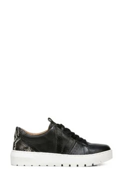 Vionic Simasa Black Lace Up Sneaker Trainers