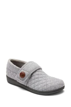 Vionic Grey Jackie Slippers 10 Vionic Grey Jackie Slippers -Vionic D01961s3