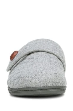 Vionic Grey Carlin Mule Slippers -Vionic D01963s4