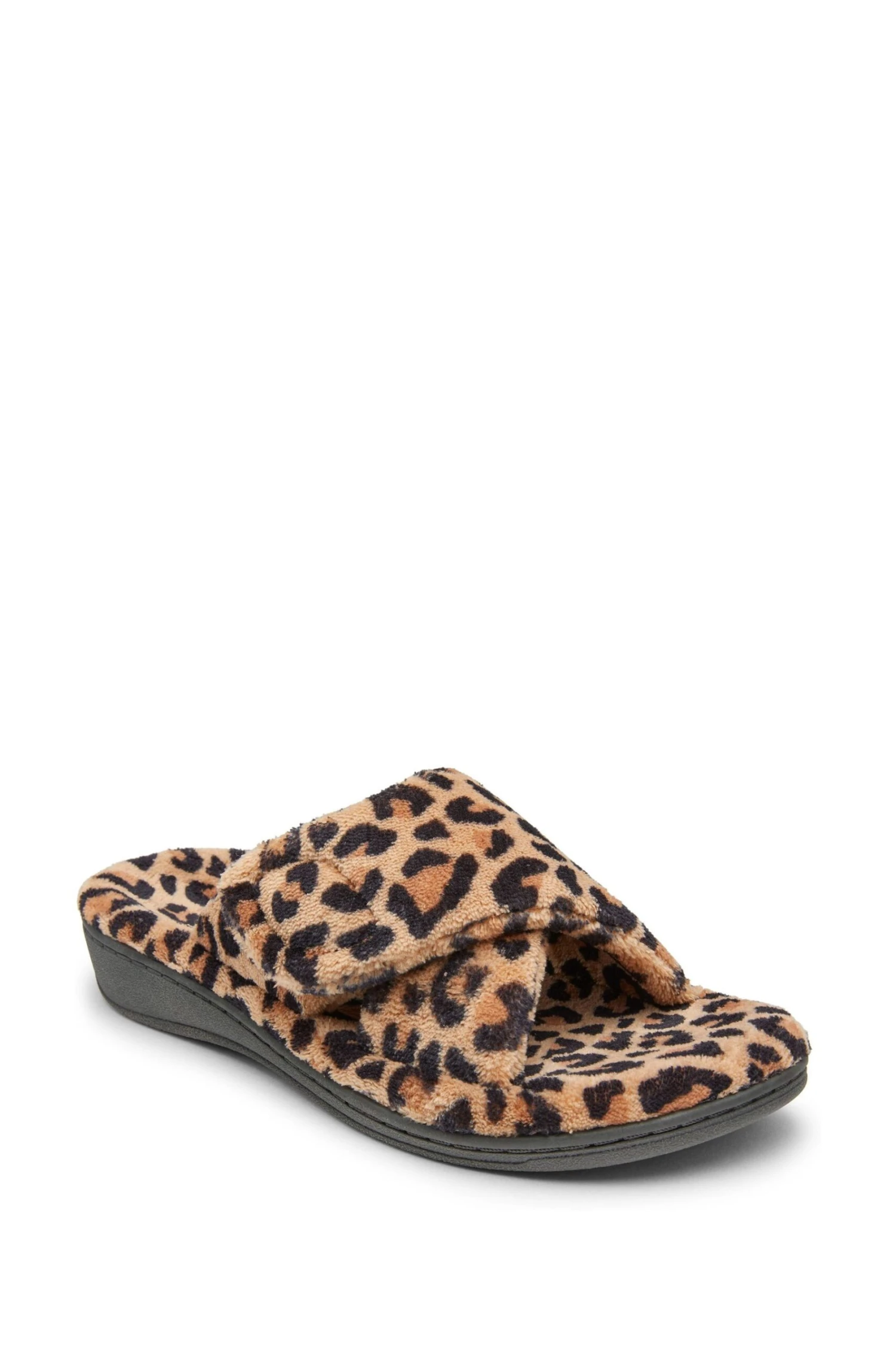 Vionic Soft Natural Leopard Relax Slider Slippers 3 Vionic Soft Natural Leopard Relax Slider Slippers