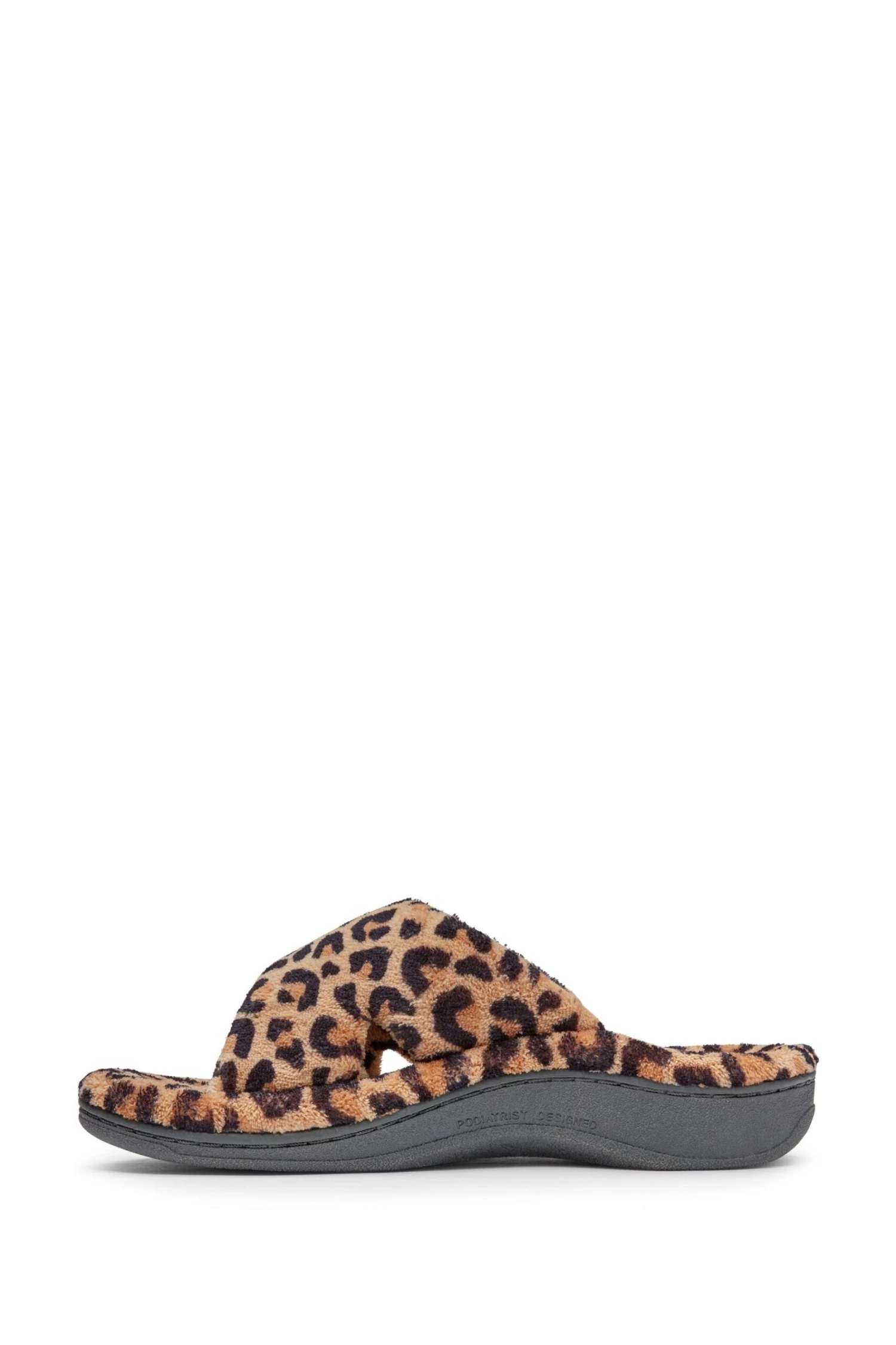 Vionic Soft Natural Leopard Relax Slider Slippers 4 Vionic Soft Natural Leopard Relax Slider Slippers - Image 2