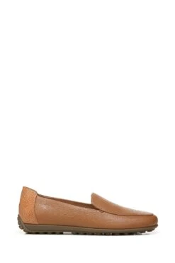 Vionic Elora Slip Ons Toffee Brown Leather Shoes