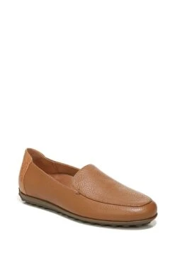 Vionic Elora Slip Ons Toffee Brown Leather Shoes 11 Vionic Elora Slip Ons Toffee Brown Leather Shoes -Vionic D49994s3