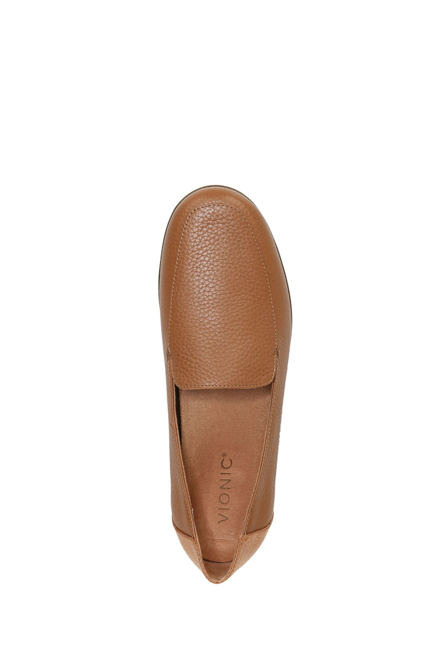 Vionic Elora Slip Ons Toffee Brown Leather Shoes 8 Vionic Elora Slip Ons Toffee Brown Leather Shoes - Image 6