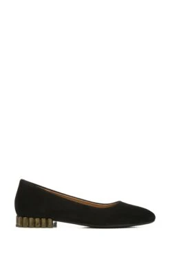 Vionic Luxana Slip Ons Black Suede Shoes