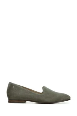 Vionic Olive Green Willa Suede Slip On Shoes -Vionic D50011s3