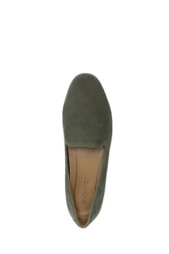Vionic Olive Green Willa Suede Slip On Shoes -Vionic D50011s5