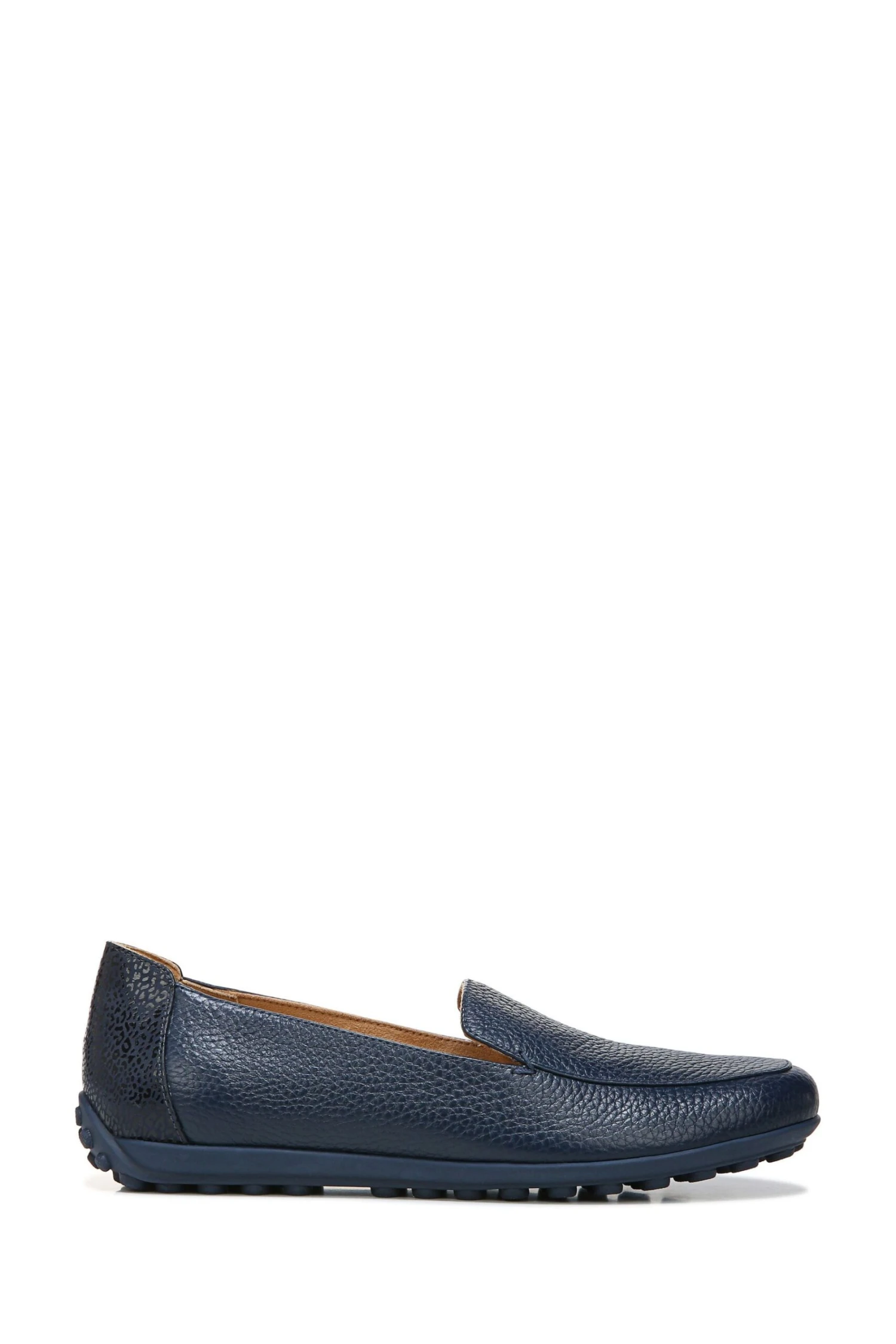 Vionic Navy Blue Elora Leather Slip On Shoes 3 Vionic Navy Blue Elora Leather Slip On Shoes