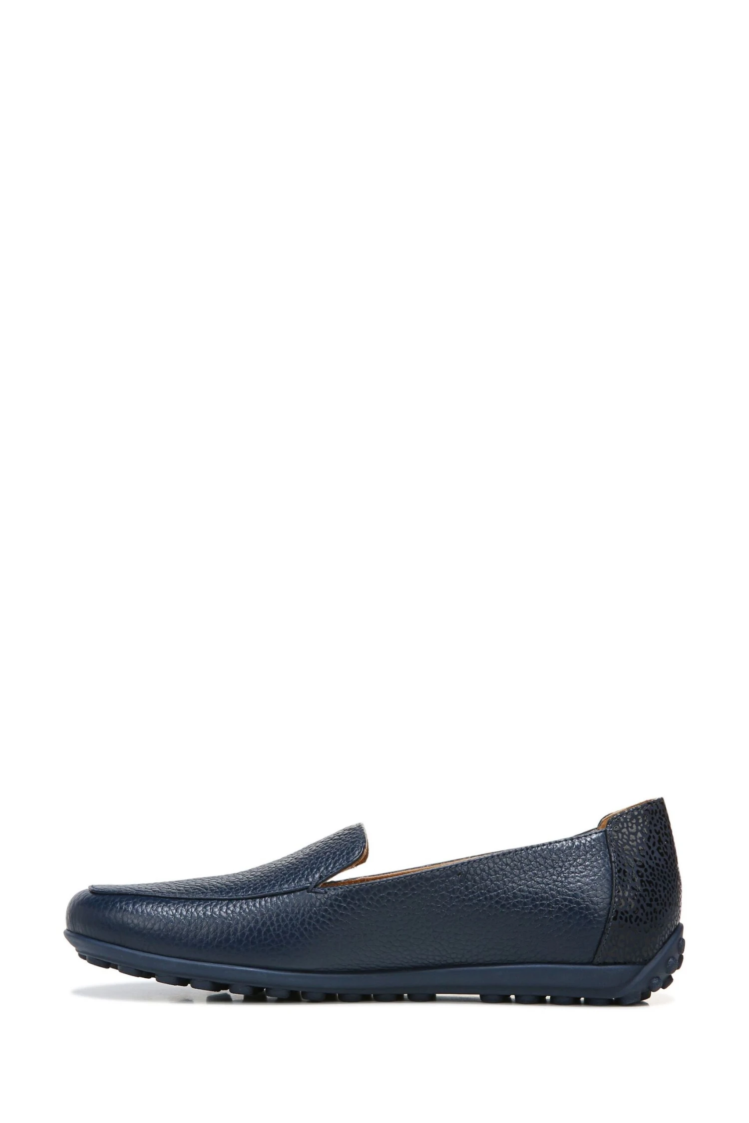 Vionic Navy Blue Elora Leather Slip On Shoes 4 Vionic Navy Blue Elora Leather Slip On Shoes - Image 2