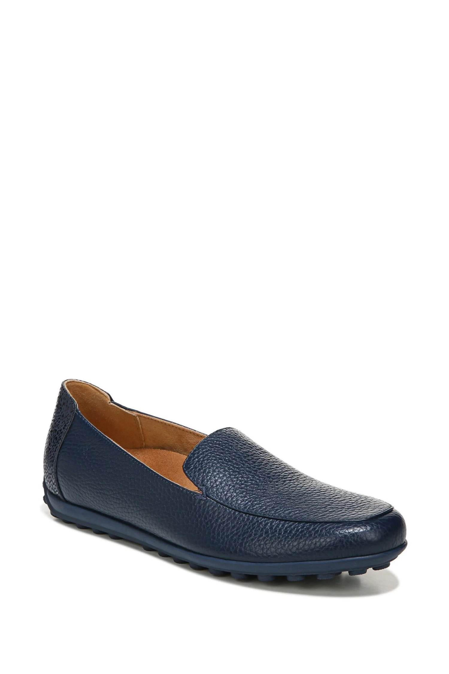 Vionic Navy Blue Elora Leather Slip On Shoes 5 Vionic Navy Blue Elora Leather Slip On Shoes - Image 3