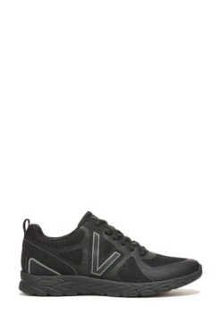 Vionic Miles II Lace Up Black Trainers