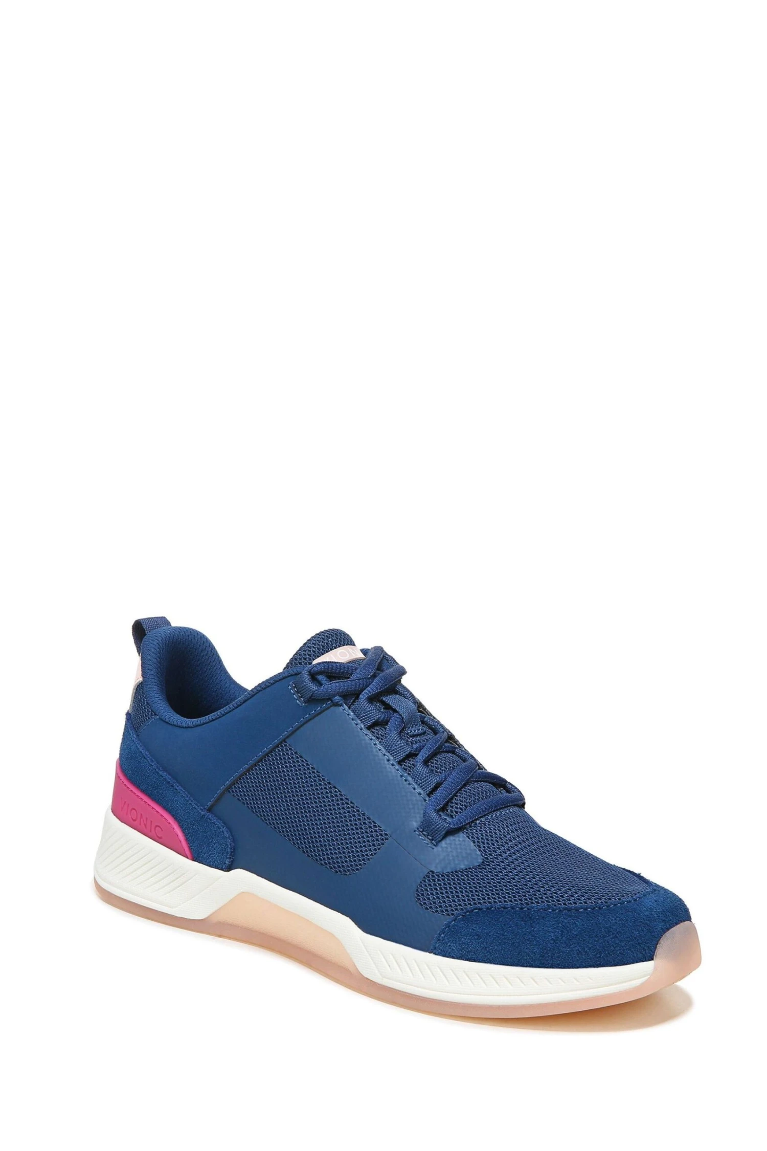 Vionic Dark Blue Fearless Lace Up Trainers 4 Vionic Dark Blue Fearless Lace Up Trainers - Image 2