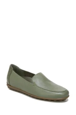 Vionic Green Elora Army Leather Slip On Shoes 11 Vionic Green Elora Army Leather Slip On Shoes -Vionic D50032s3
