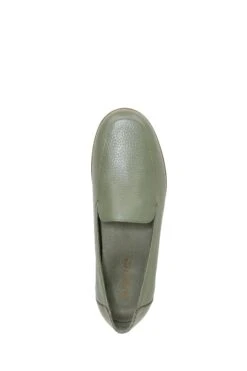 Vionic Green Elora Army Leather Slip On Shoes 14 Vionic Green Elora Army Leather Slip On Shoes -Vionic D50032s6