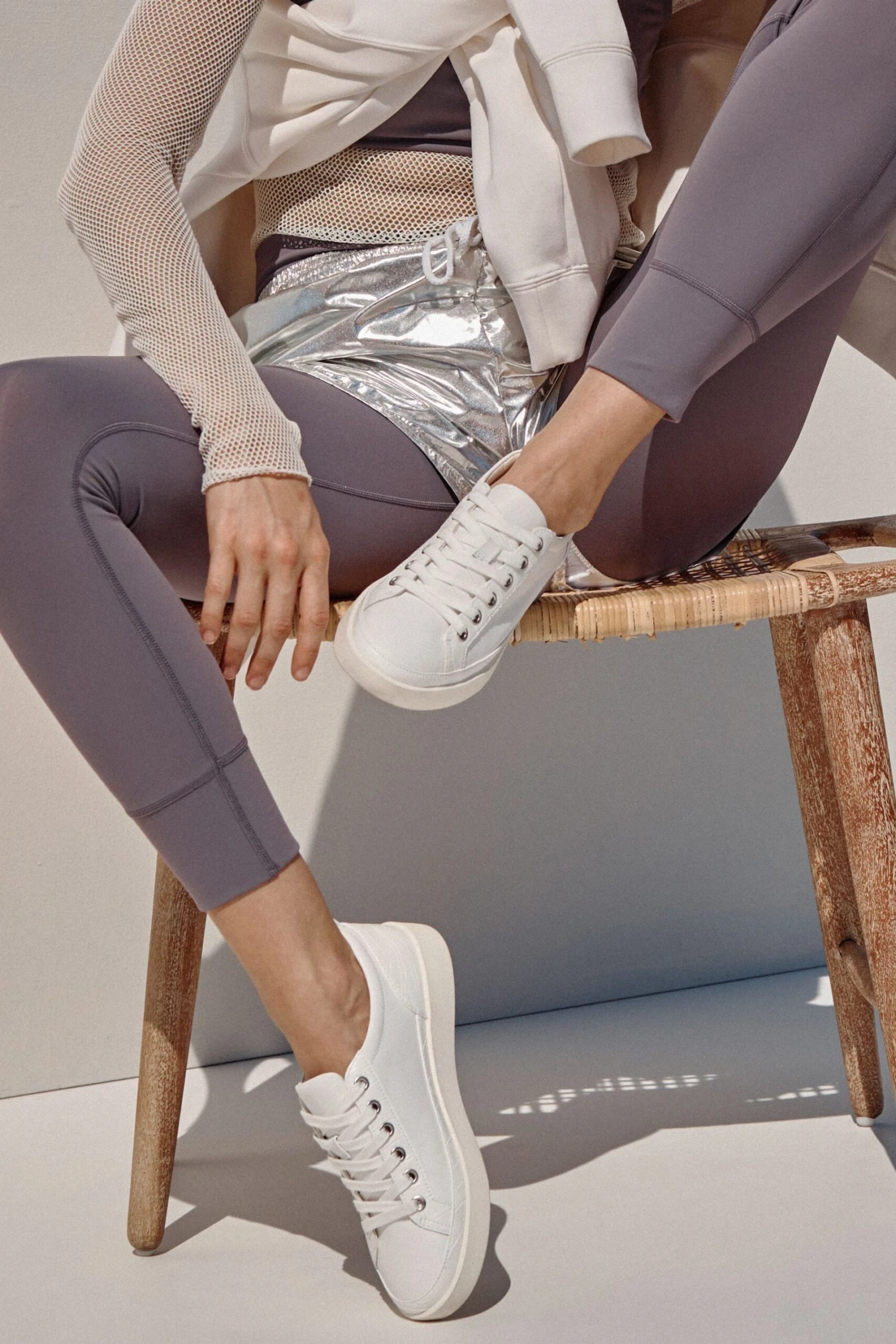 Vionic Winny Lace Up White Trainers 4 Vionic Winny Lace Up White Trainers - Image 2