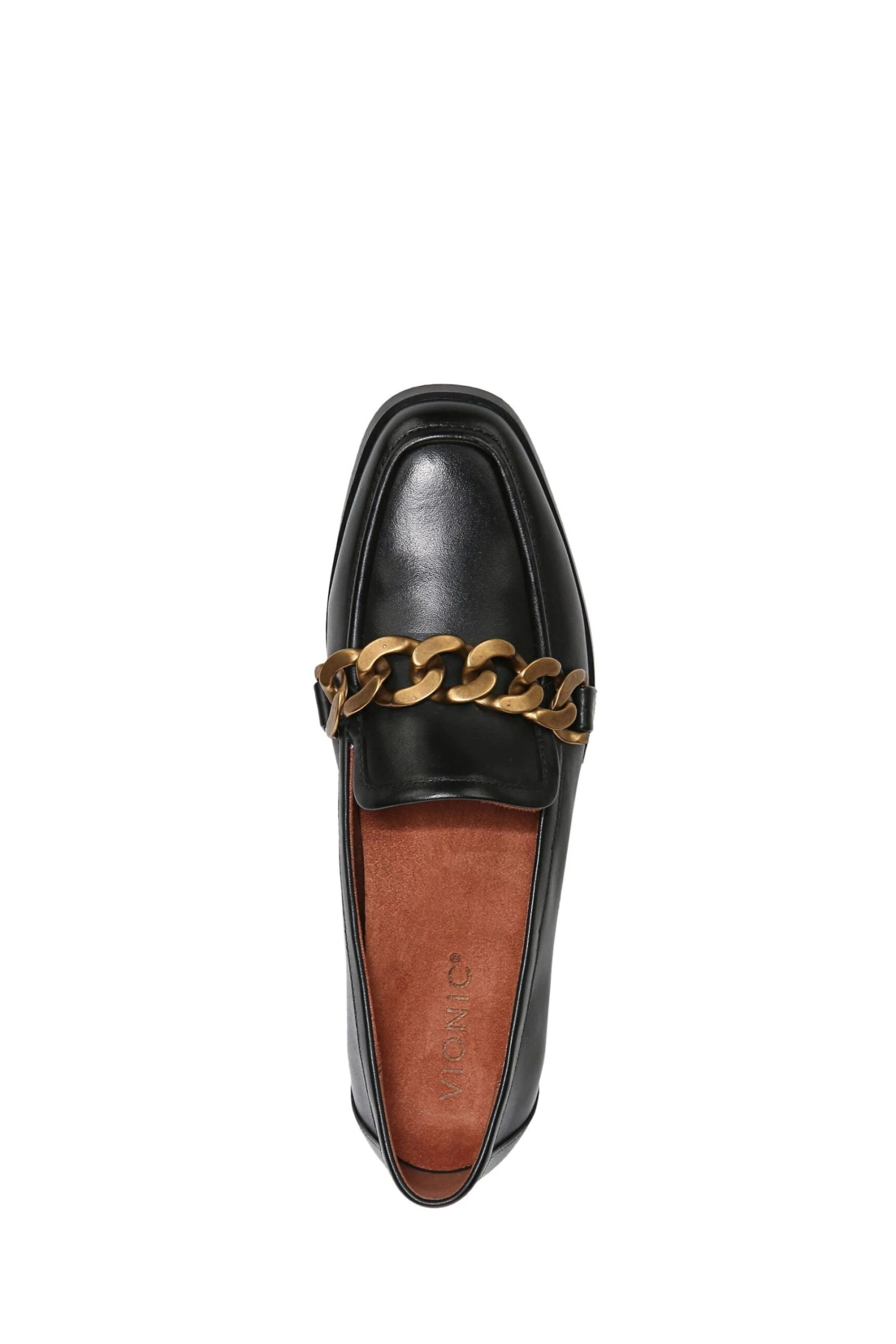 Vionic Mizelle Black Leather Slip-On Shoes 8 Vionic Mizelle Black Leather Slip-On Shoes - Image 6