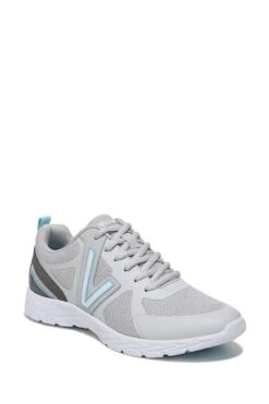 Vionic Grey Miles II Lace Up Trainers -Vionic D50051s3