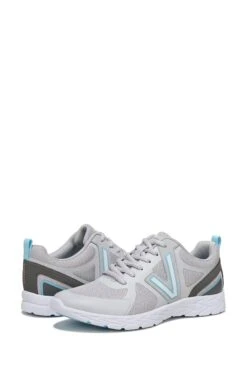 Vionic Grey Miles II Lace Up Trainers -Vionic D50051s5