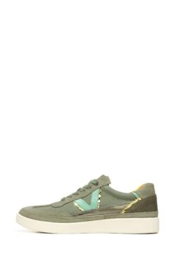 Vionic Army Green Canvas Mylie Lace-Up Trainers 11 Vionic Army Green Canvas Mylie Lace-Up Trainers -Vionic D50054s3