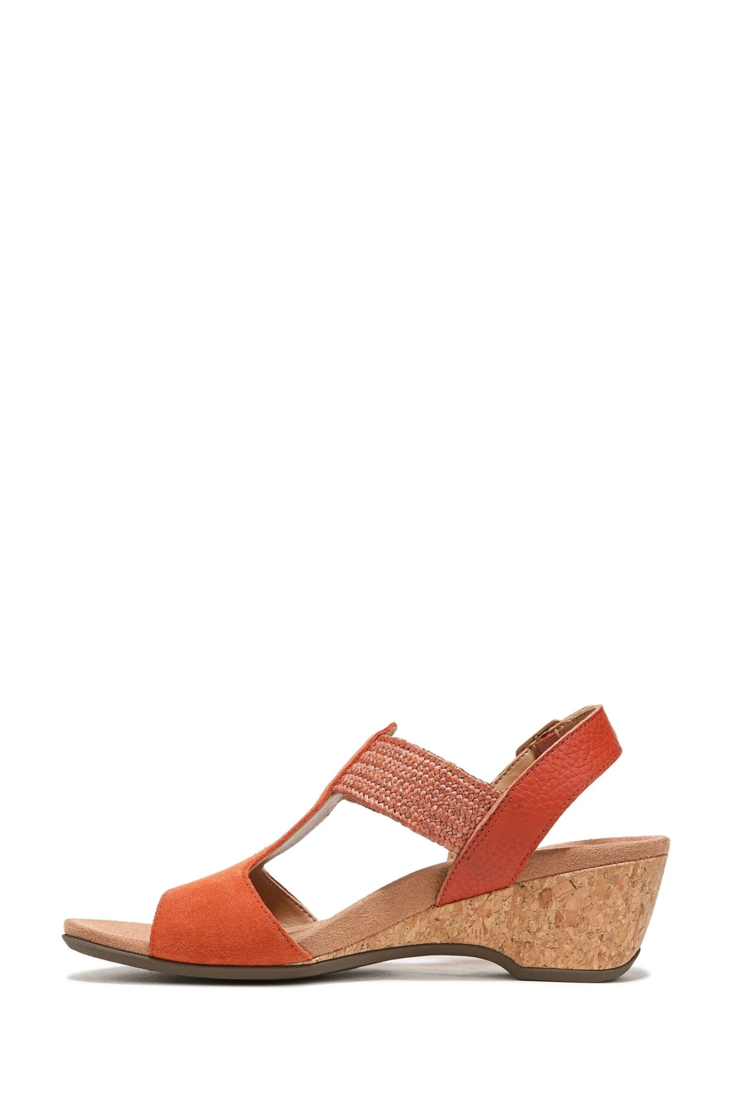 Vionic Orange Kaytie Suede Sandals 4 Vionic Orange Kaytie Suede Sandals - Image 2
