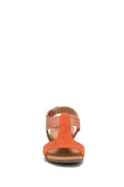 Vionic Orange Kaytie Suede Sandals 10 Vionic Orange Kaytie Suede Sandals -Vionic T02071s3