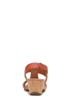Vionic Orange Kaytie Suede Sandals 11 Vionic Orange Kaytie Suede Sandals -Vionic T02071s4