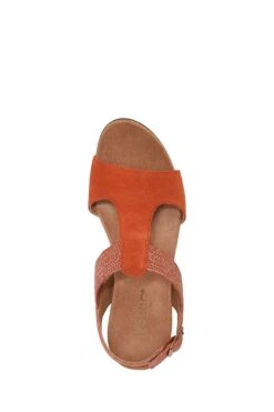 Vionic Orange Kaytie Suede Sandals 12 Vionic Orange Kaytie Suede Sandals -Vionic T02071s5
