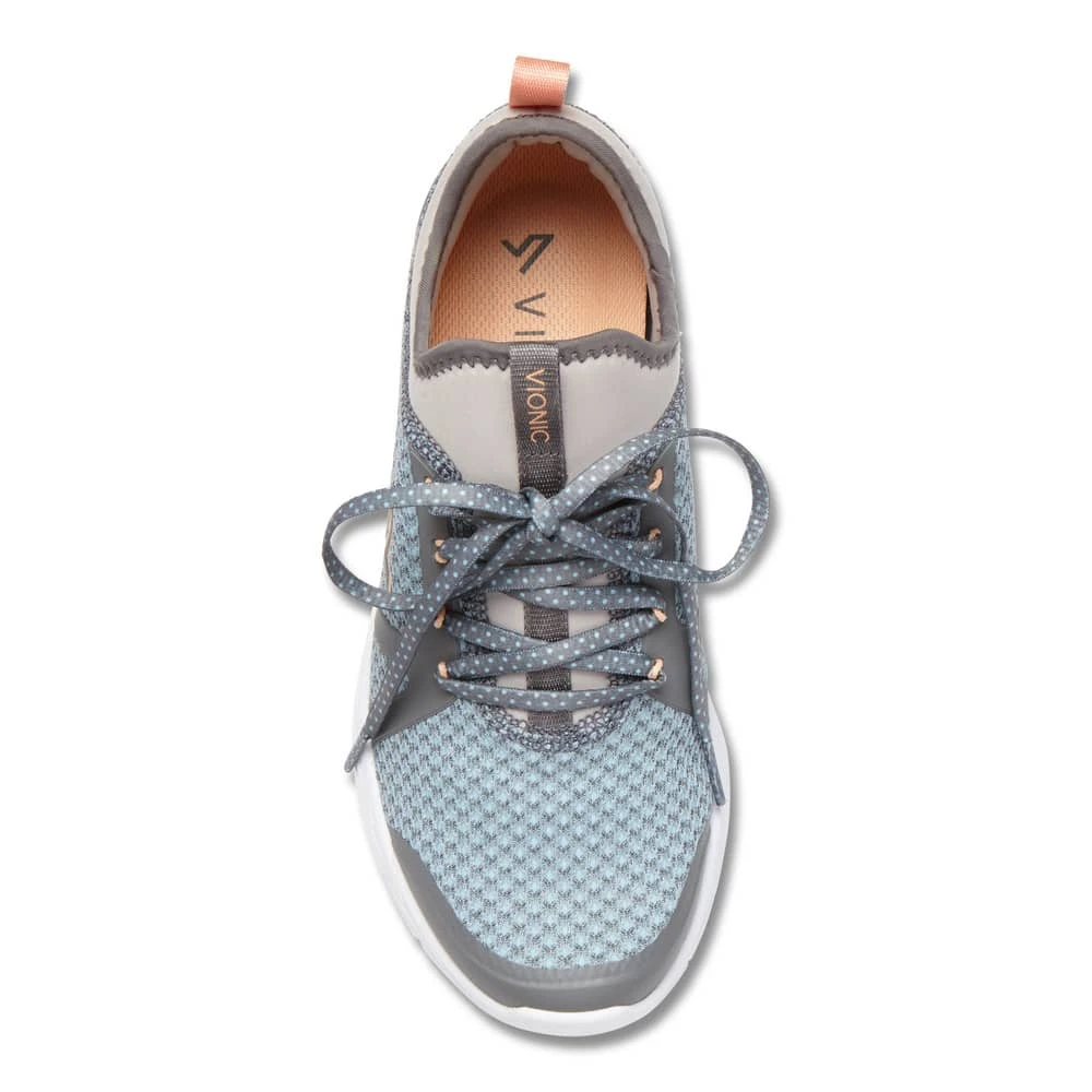 Vionic Women's Alma Active Sneaker Grey Blue 7 Vionic Women's Alma Active Sneaker Grey Blue - Image 5