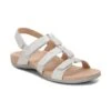 Vionic Women's Amber Sandals Silver -Vionic amber silver silo 1 1