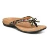 Vionic Women's Bella Toe Post Sandals Black Tropical 1 Vionic Women's Bella Toe Post Sandals Black Tropical -Vionic bellaii blacktropical silo