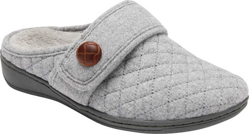 Vionic Women's Carlin Mule Slipper Light Grey 3 Vionic Women's Carlin Mule Slipper Light Grey