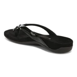 Vionic Women's Bella Toe Post Sandals Black -Vionic gallery 44bellaii black 3qback