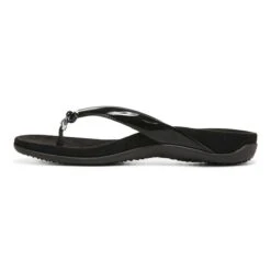 Vionic Women's Bella Toe Post Sandals Black -Vionic gallery 44bellaii black left 1