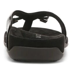 Vionic Women's Bella Toe Post Sandals Black -Vionic gallery 44bellaii black rear 1