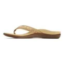 Vionic Women's Tide II Toe Post Sandals Gold Cork 16 Vionic Women's Tide II Toe Post Sandals Gold Cork -Vionic gallery 44tideii goldcork left