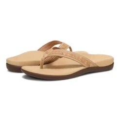 Vionic Women's Tide II Toe Post Sandals Gold Cork 17 Vionic Women's Tide II Toe Post Sandals Gold Cork -Vionic gallery 44tideii goldcork pair2