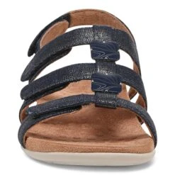 Vionic Women's Amber Sandals Navy -Vionic gallery amber navy front